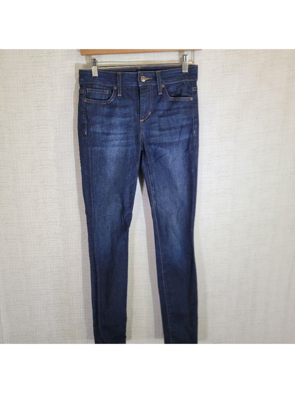 Joes Skinny Ankle Jeans Womens 25 26x28 Blue Dark Wash Stretch Denim Casual